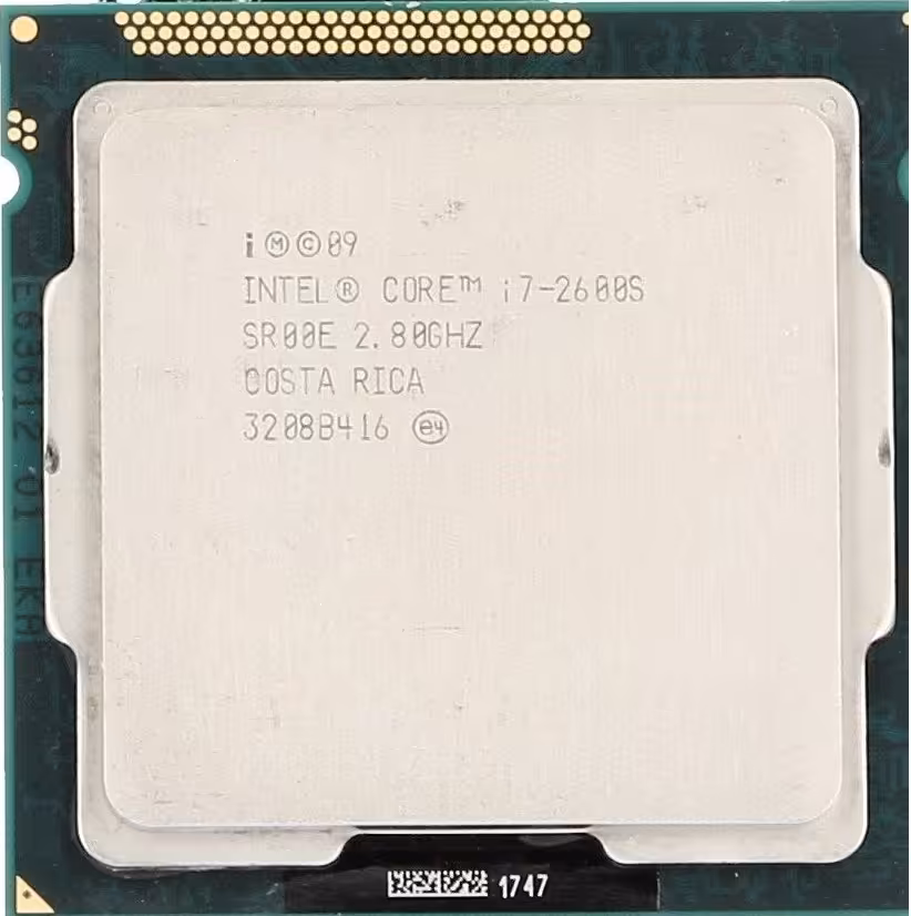 پردازنده تری اینتل مدل Core i7-2600S با فرکانس 2.80 گیگاهرتز