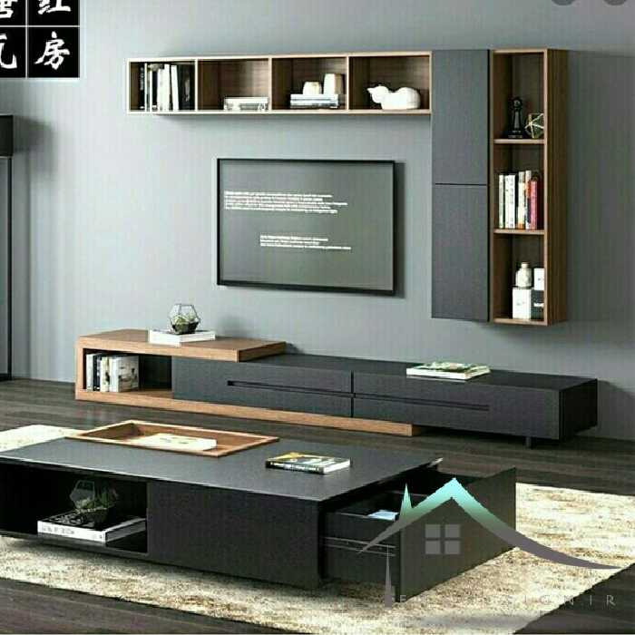 باکس تلویزیون دیواری دودی (تی وی وال)