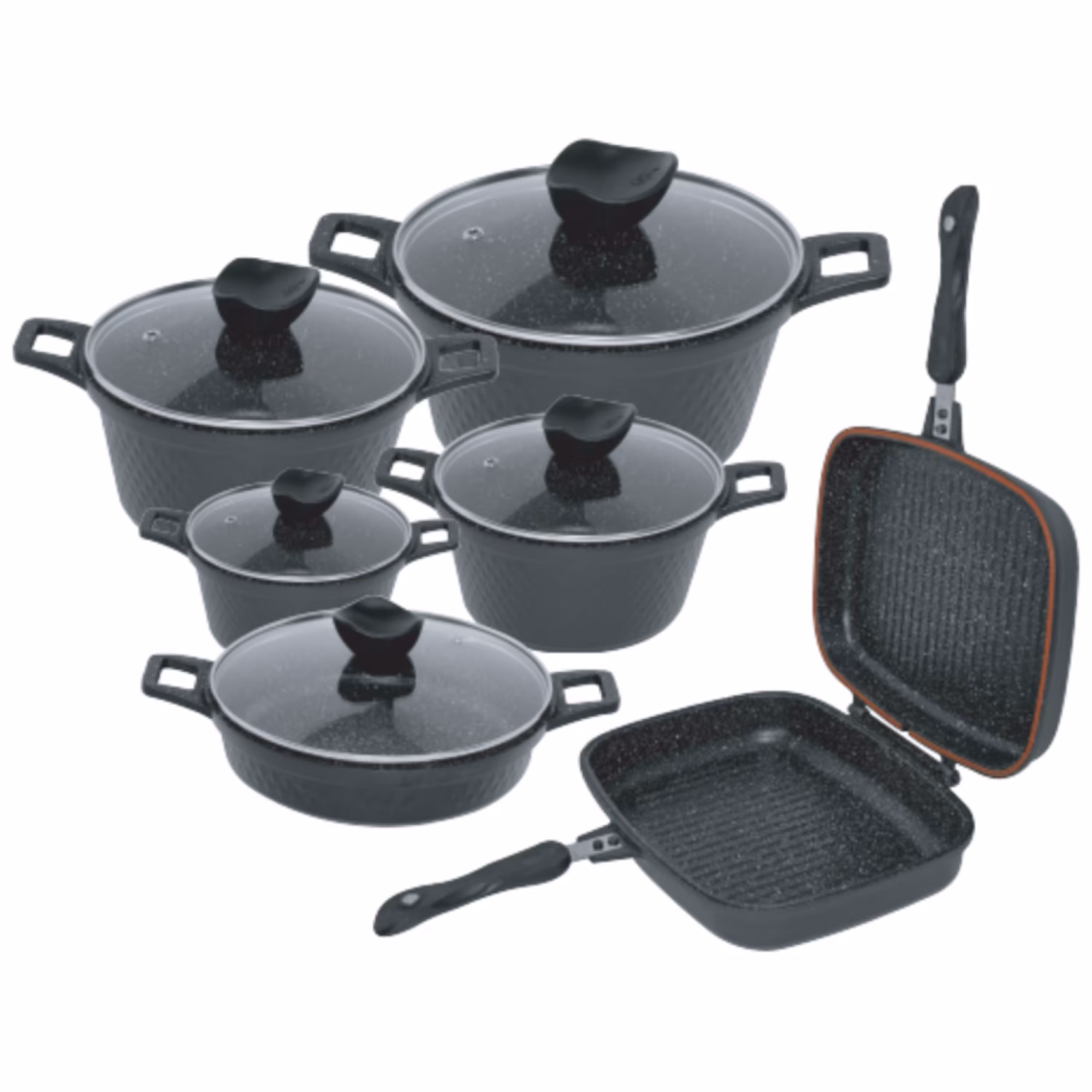 سرویس قابلمه 12 پارچه گرانیت نالینو مدل Deniz