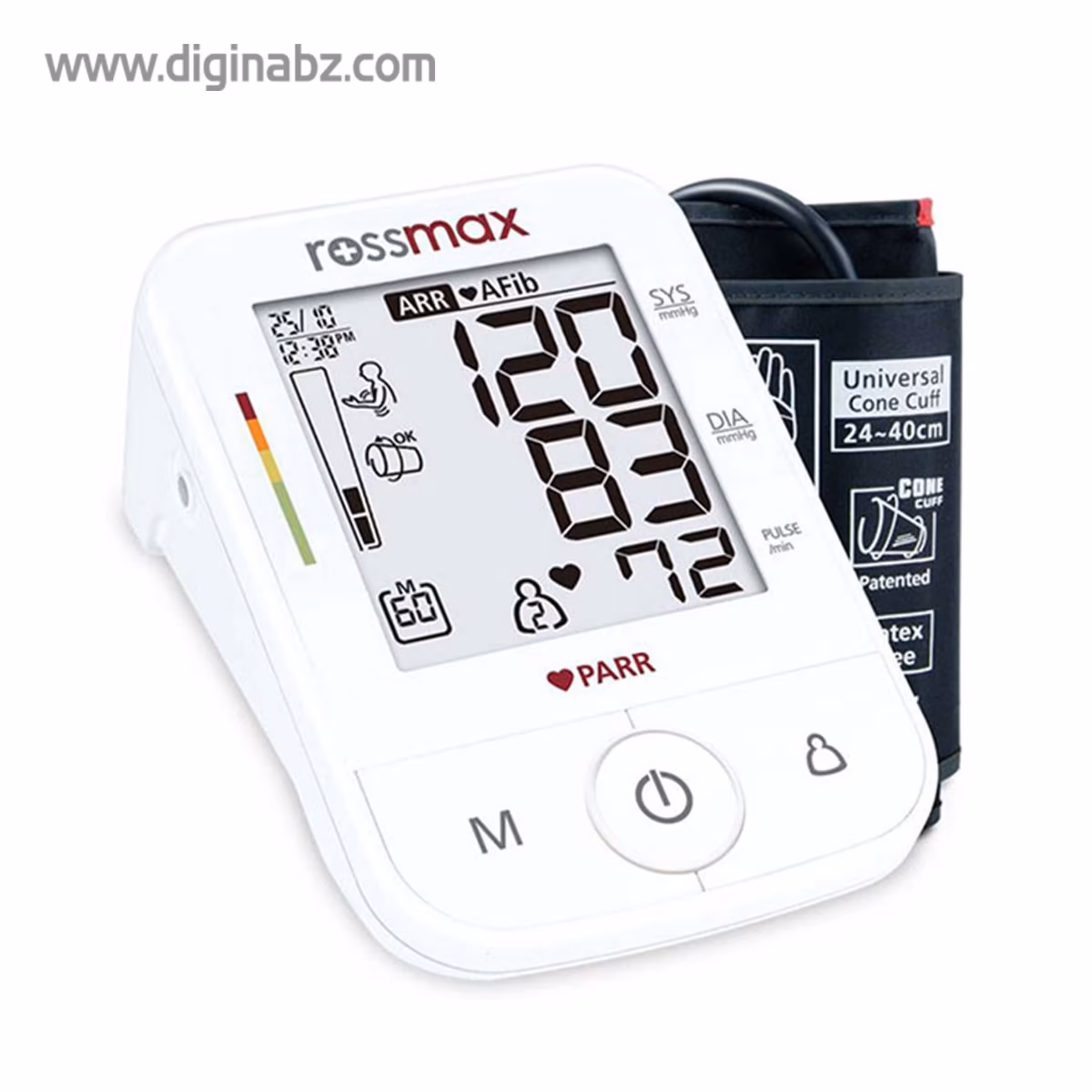 فشار سنج بازویی رز مکس مدل X5 (پس کرایه)