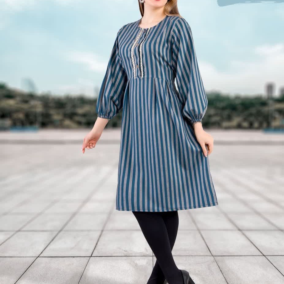 تونیک بلند کمربند دار