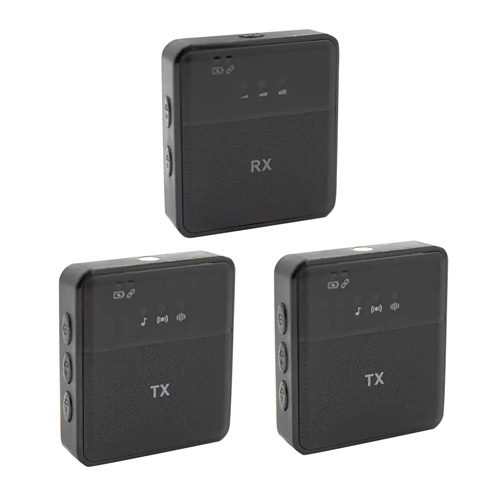 میکروفون دو کاربر بی سیم یقه ای SX9 Dual Type-C Wireless Microphone