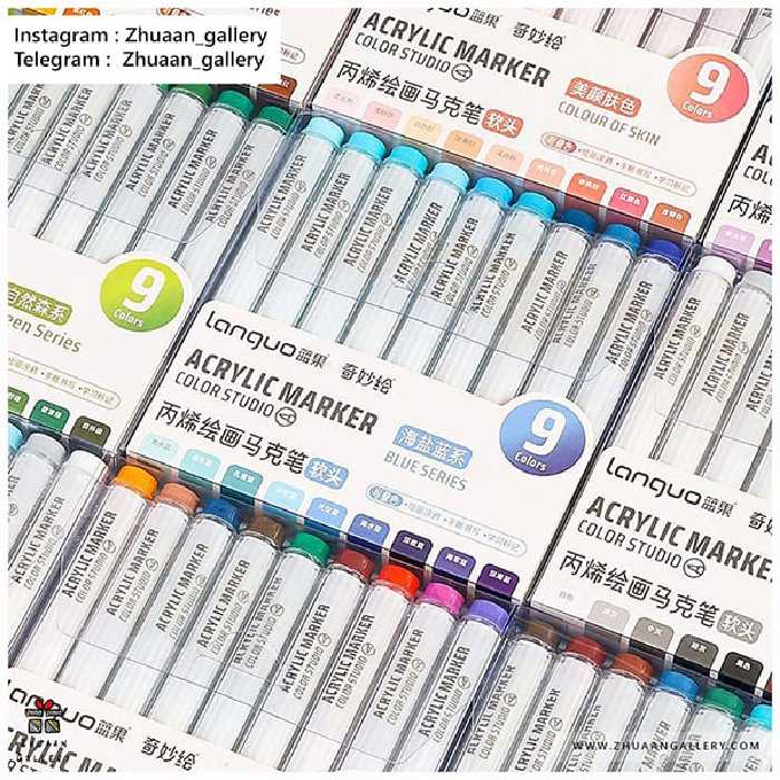 ماژیک اکریلیک 9 رنگ لانگو