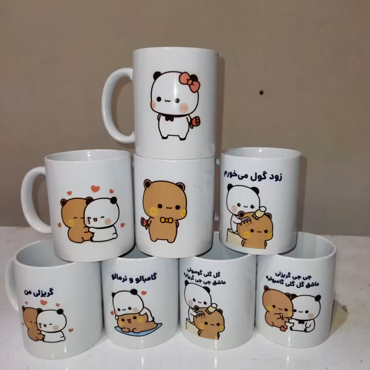 ماگ چاپ لیوان چاپ ماگ با طرح دلخواه شما(پسکرایه) 