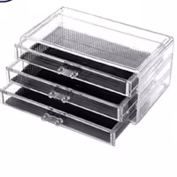 استند لوازم آرایشی 3 کشو بدون رویه 