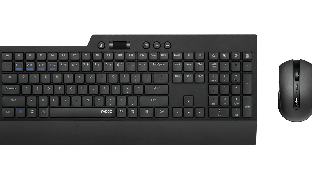 کیبورد و ماوس رپو Keyboard and Mouse RAPOO 8200GT