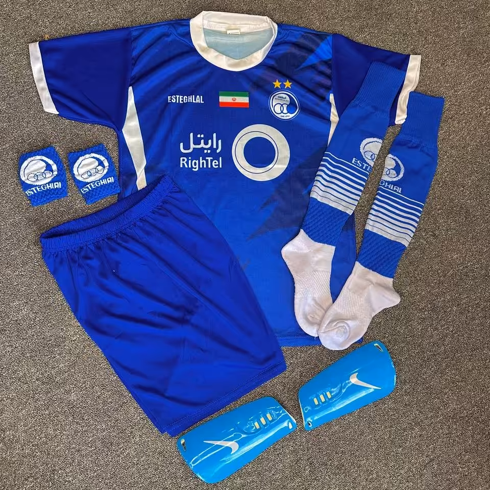 ست تیشرت و شورت استقلال محمد محمدی ارسال رایگانه