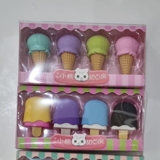 پاک کن فانتزی طرح بستنی و دونات