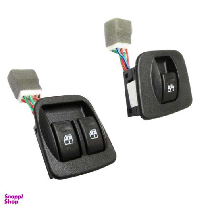 کلید شیشه بالابر کد 34 مناسب برای پراید بسته 2 عددی