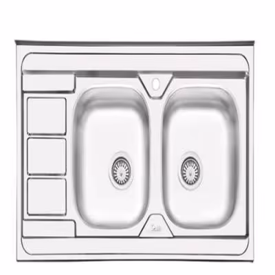 سینک ظرفشویی 3051 روکار ایلیا استیل