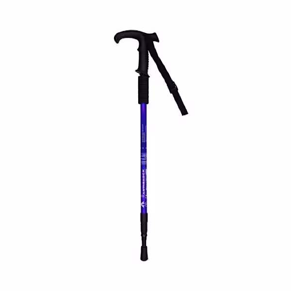 عصای کوهنوردی مدل ANTISHOCK رنگ آبی