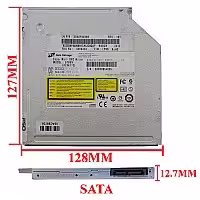 درایو لپ تاپ دی وی دی رایتر H.L Sata Slim 12.7mm شش ماه گارانتی