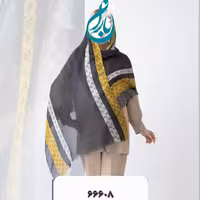 شال طرح اسپرت نخی دوردوخت 