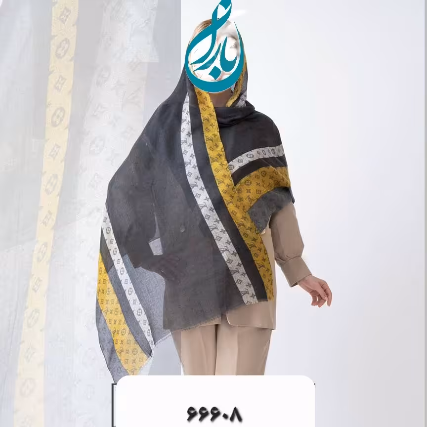 شال طرح اسپرت نخی دوردوخت 