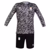 پیراهن و شورت دروازه بانی ایران 2023 (مشکی)