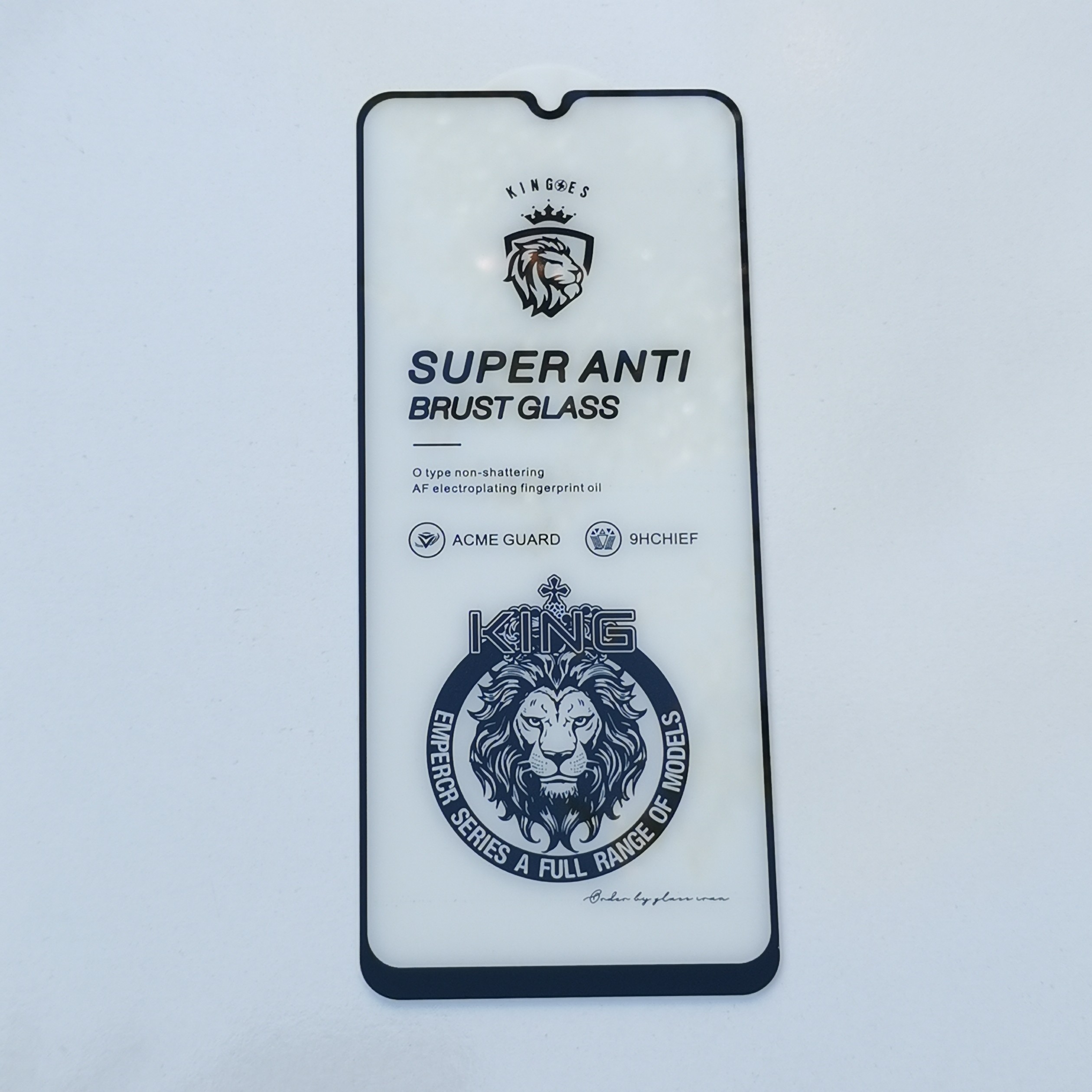 پک دوعددی گلس تمام صفحه ضد ضربه مناسب گوشی سامسونگ A20 و A30 و A50 