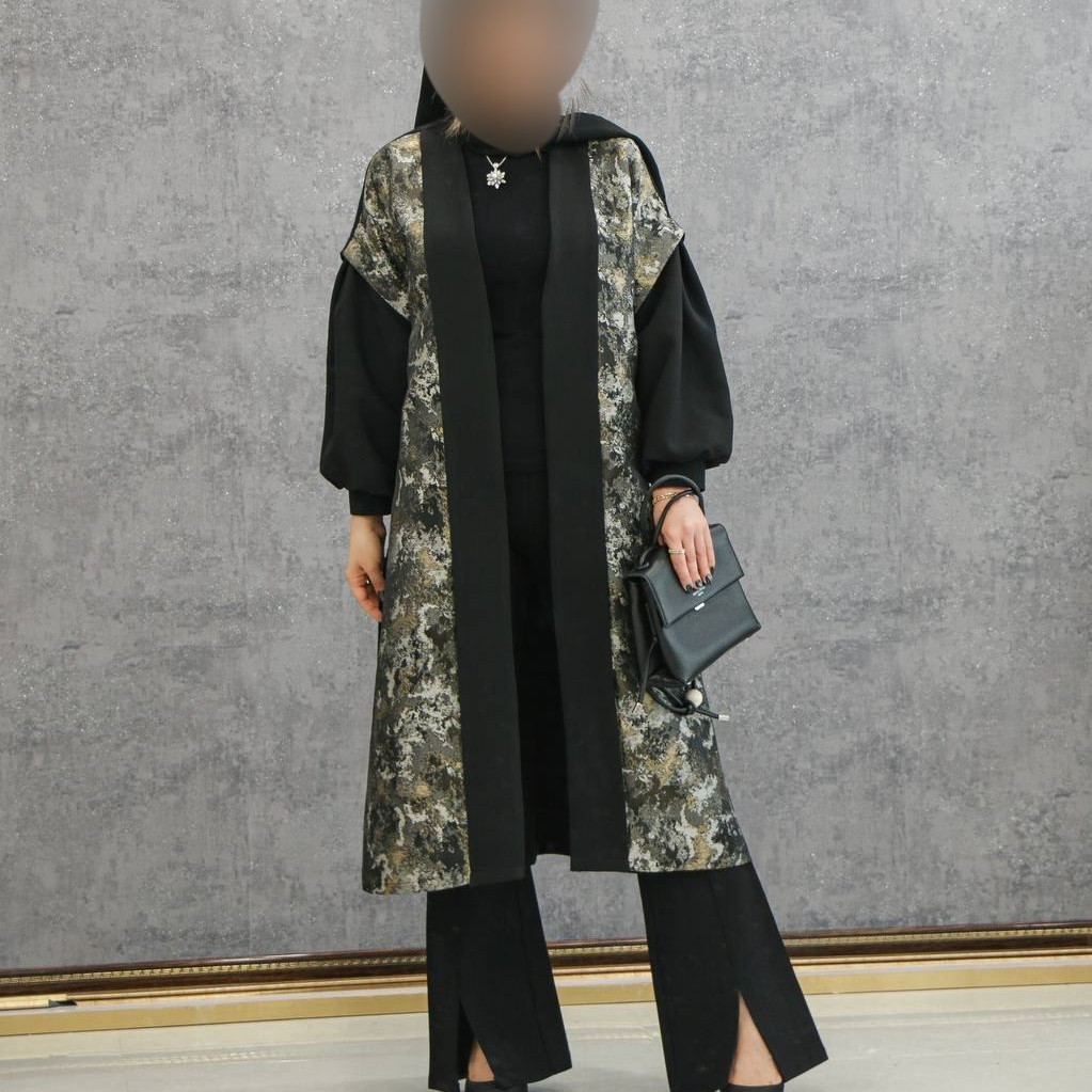 مانتو مجلسی
مدل اُور
ترکیبی کرپ اندونزی و ژاکارد