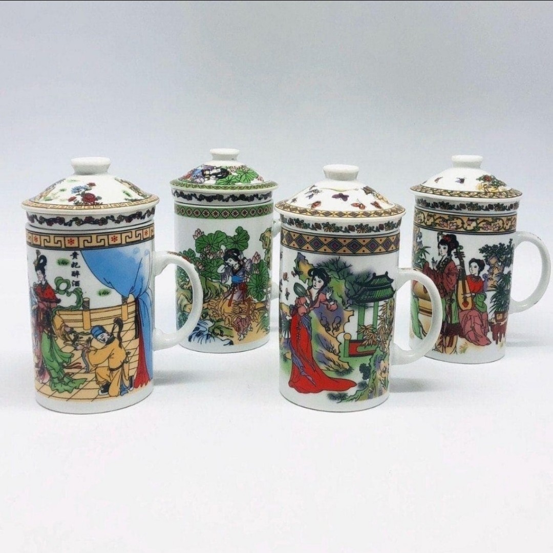 لیوان دمنوش چای سبز