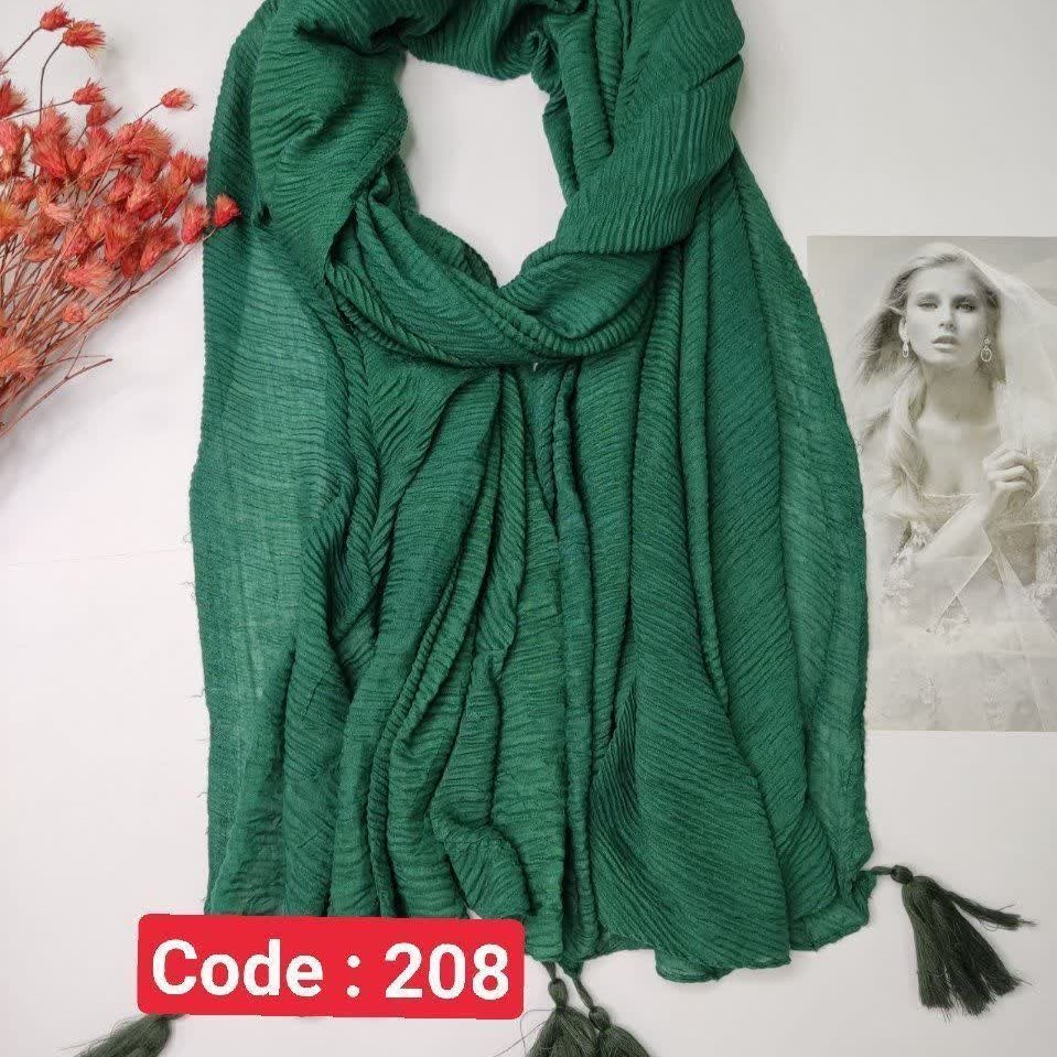 شال پلیسه سوپر نخ منگوله دار
لب ترکی
پارچه وارداتی
رنگ بندی
قواره:90*2,35