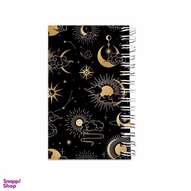 دفترچه یادداشت ۶۴ برگ مدل  to do list طرح ستاره و ماه کد 2808708