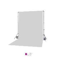 فون پارچه ای خاکستری با جای لوله 2*3 متر