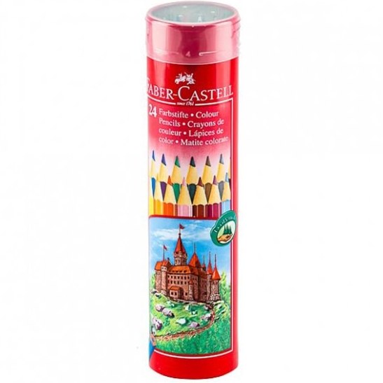 مداد رنگی کپسولی 24 رنگ فابرکستل