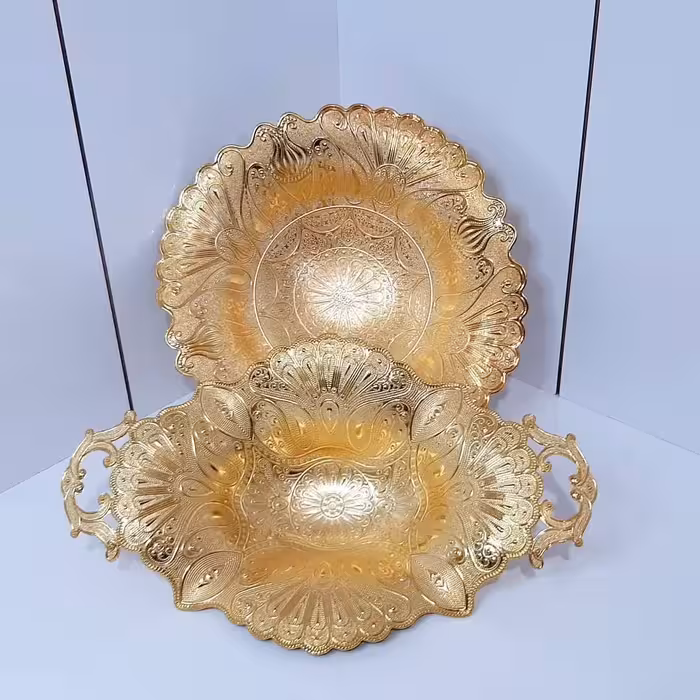 ست پذیرایی 2 پارچه میوه خوری و آجیل خوری