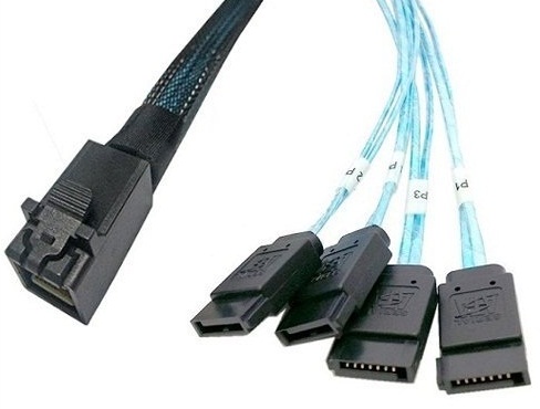 کابل تبدیل Mini SAS HD به SATA طول 102 سانتیمتر