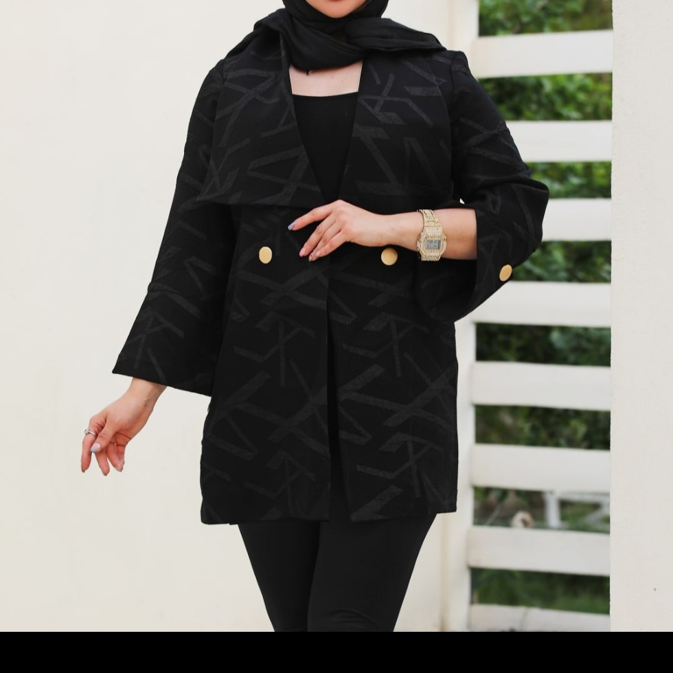 مانتو زنانه جنس فکورا تک رنگ سایز 12 سایز 38404244
