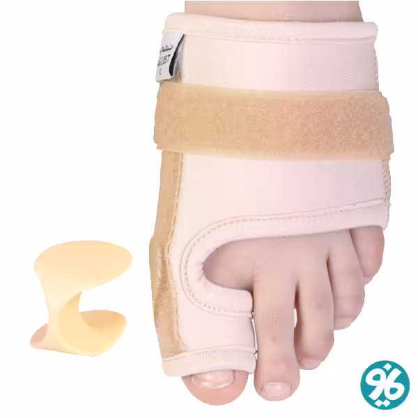 بانداژ هالوکس والگوس طب و صنعت کد 10200 (سایزبندی)