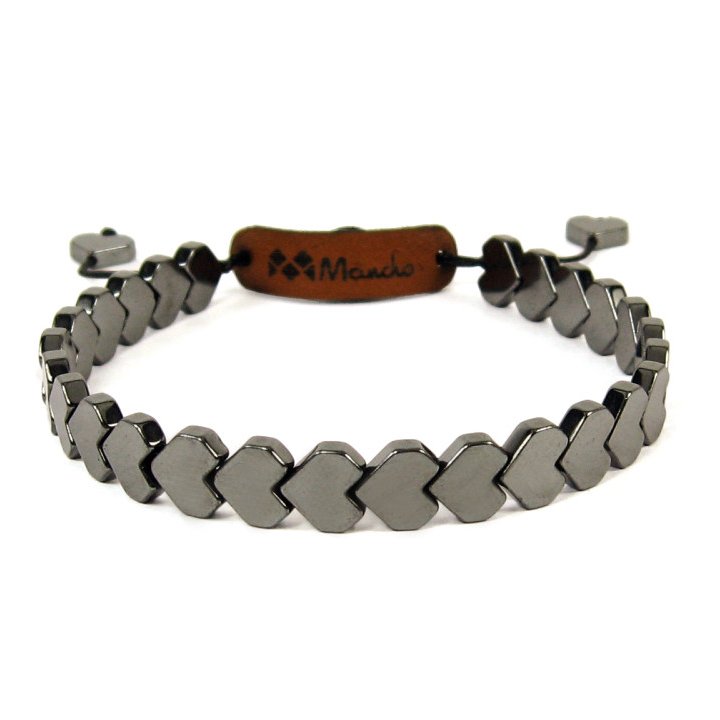 دستبند حدید قلبی 