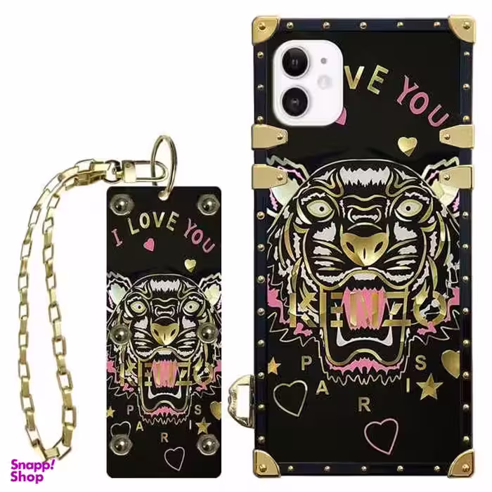 کاور مدل صندوقی کد 002 مناسب برای گوشی موبایل اپل iPhone 11 با آویز غیر اصل