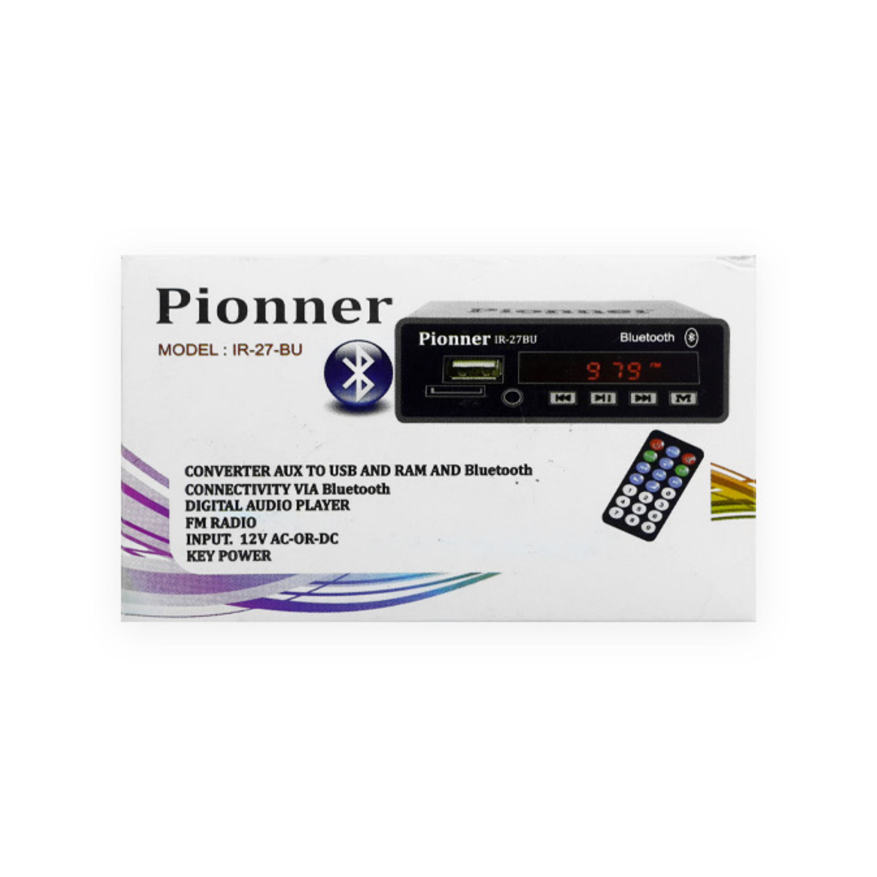 برد قاب دار فلش خور پایونر PIONNER مدل IR-27BU بلوتوث دار
