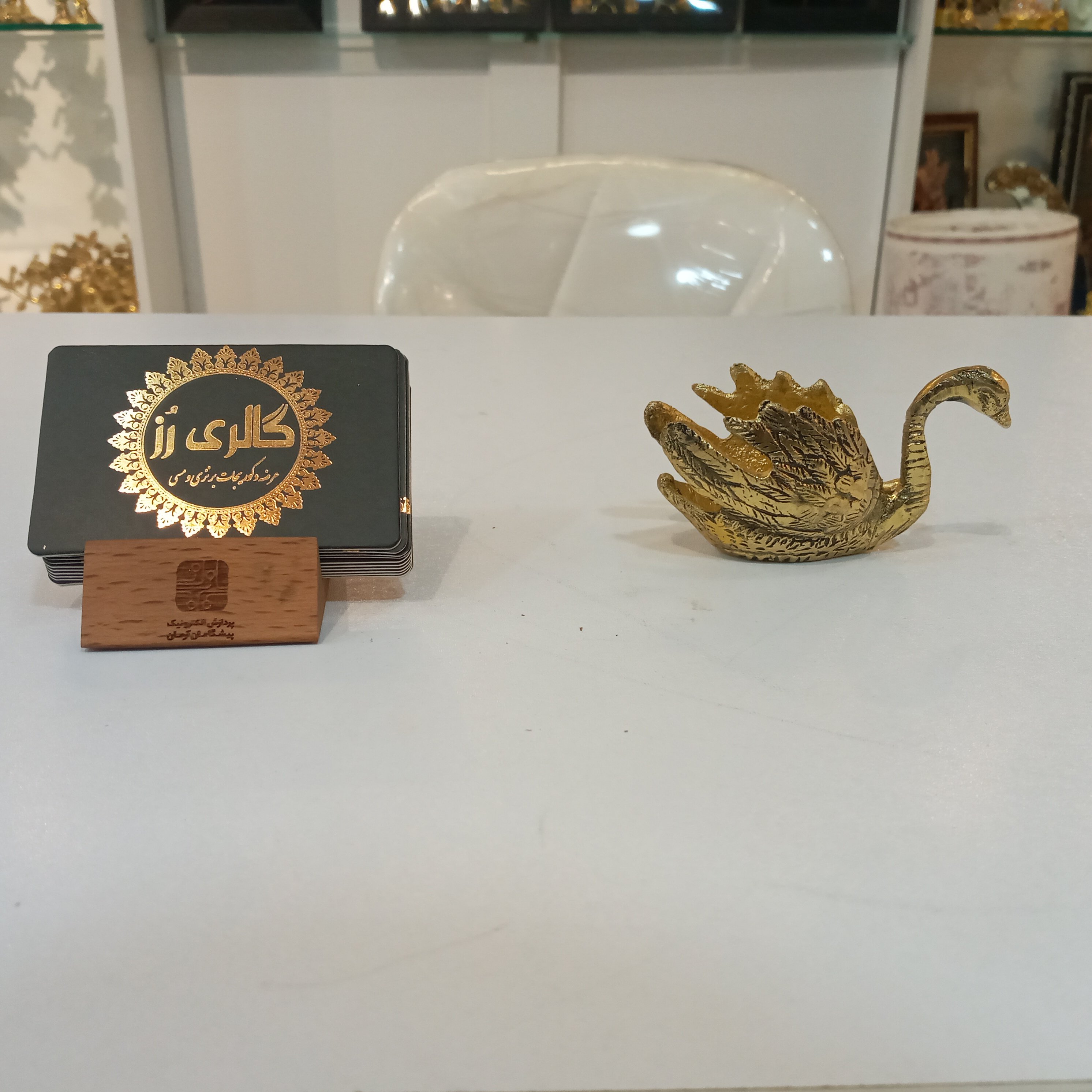 جا خلالی برنجی (برنز) مدل قو