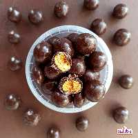 حاجی بادامی کاکائویی 500 گرمی اعتماد (حاجی بادومی )