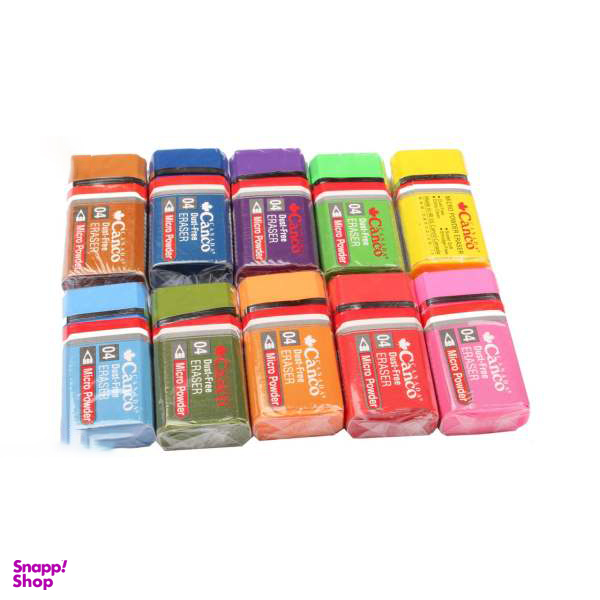 پاک کن کنکو (Canco) مدل Color بسته 8 عددی