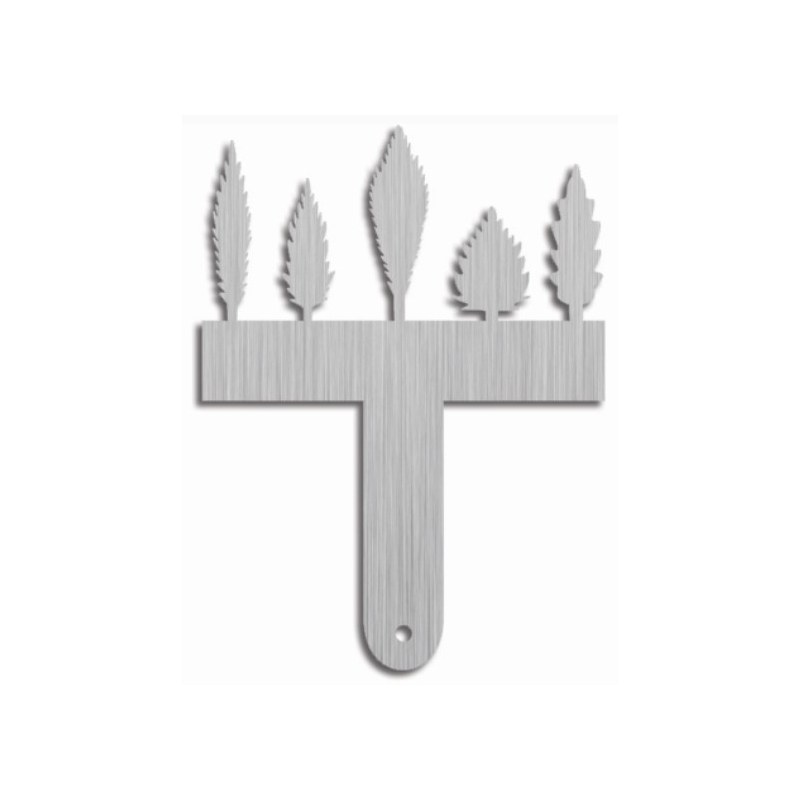 شانه شکلات استیل کوچک طرح برگ مختلف بودکور 240061