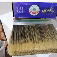 قلم موی رنگ پلاستیک سایز 5در15مارک سعدی 