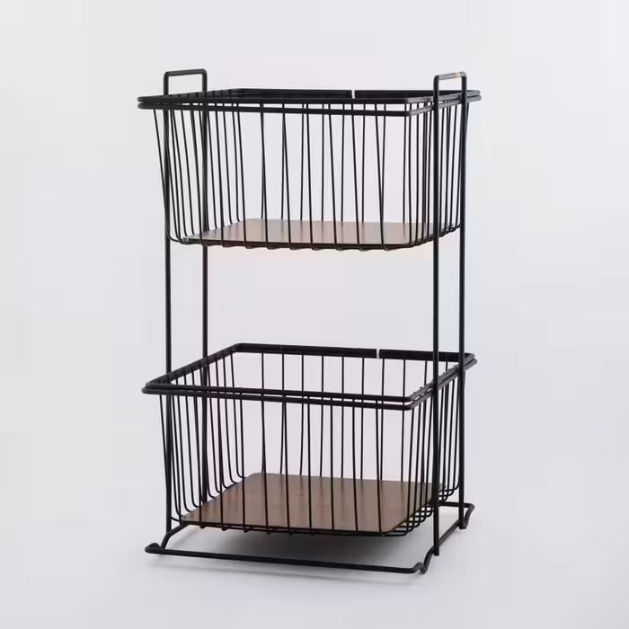 جا پیازی سیلوانا 2 طبقه سوپر استاتیک مشکی