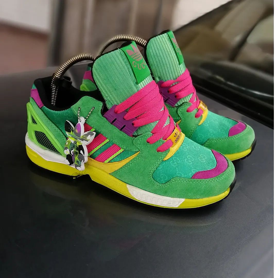 کتونی آدیداس zx8000 گوچی سبز 