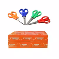 قیچی کاغذ - قیچی کودک - قیچی نمد (بسته 12 عددی)