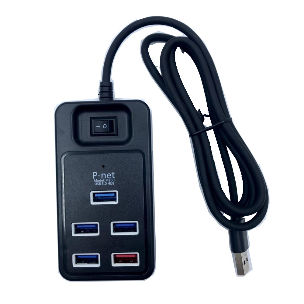 هاب USB 30 پنج پورت پی نت مدل 3804