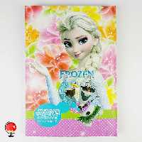 دفتر مشق 100 برگ دوختی طرح فروزن جلد سخت برند آونگ