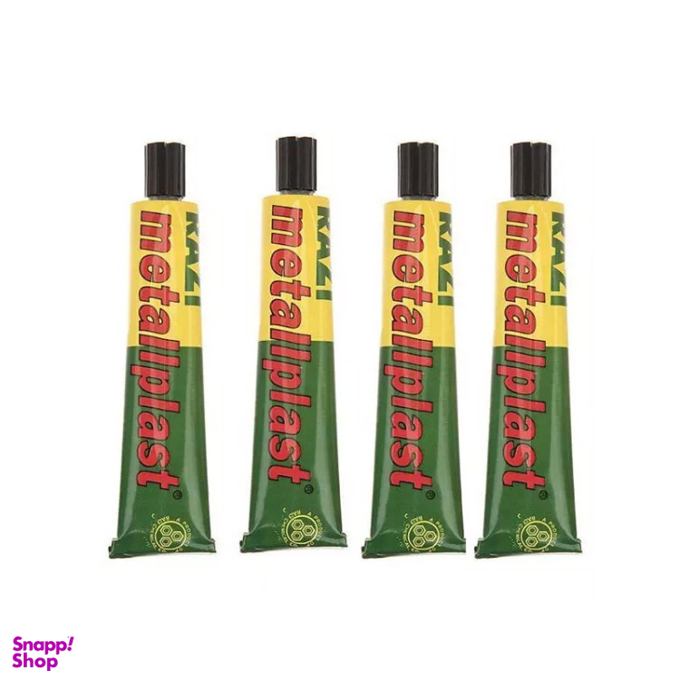چسب آهن رازی (Razi) مدل Metallplast حجم 50 میلی لیتر بسته 4 عددی