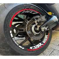 نوار رینگ موتورسیکلت HONDA CBR 650R WHEEL مدل برچسب WHEATE Lasirius