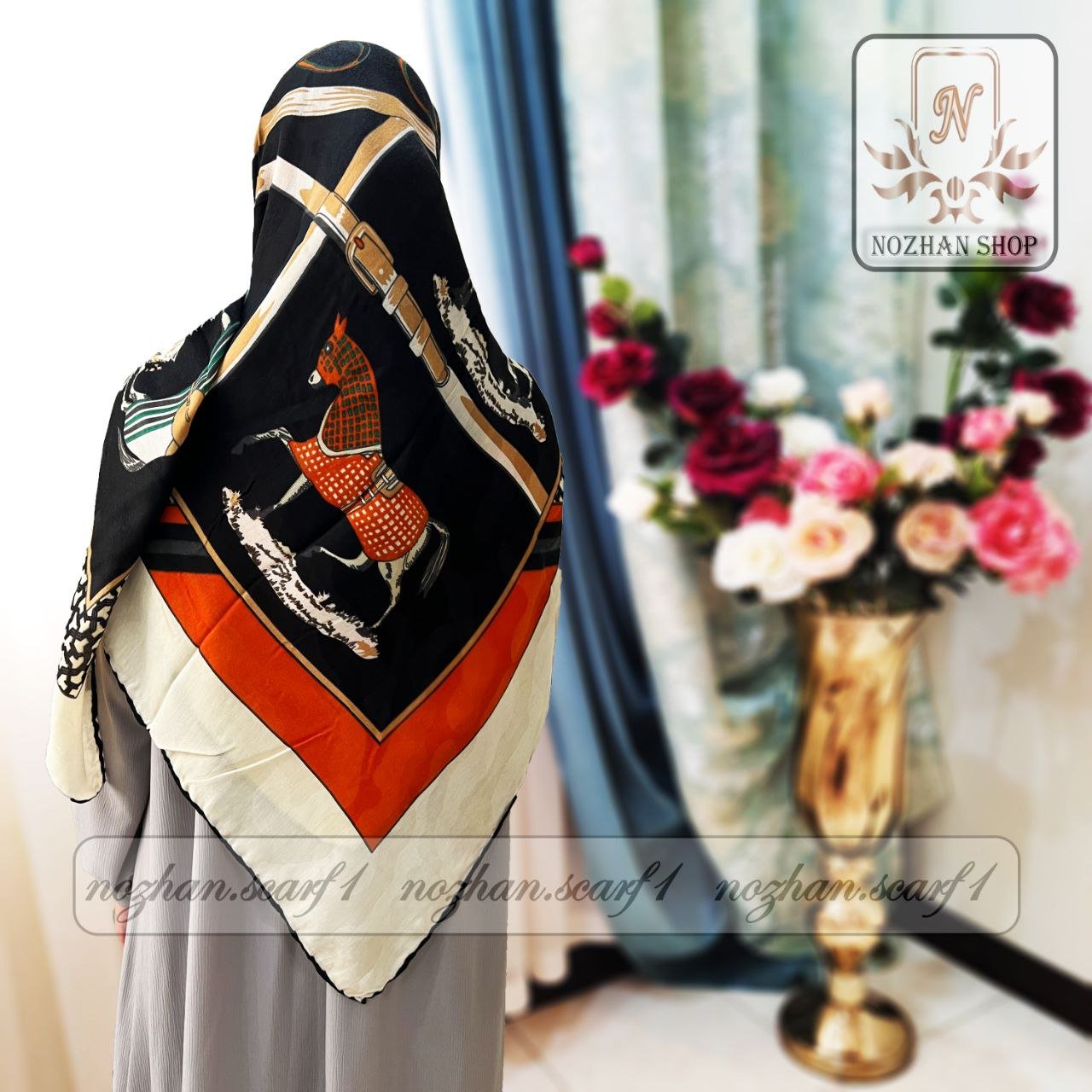 روسری نخی بهاره کد(283b)