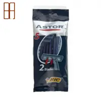 خودتراش بیک دولبه مدلAstor نرمال بسته 5 عددی