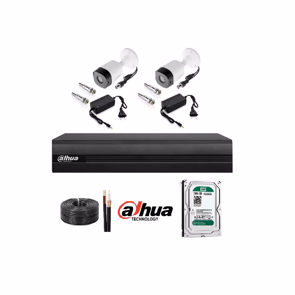 پکیج 2 دوربینه فلزی داهوا با قیمت استثنایی و کیفیت بالا