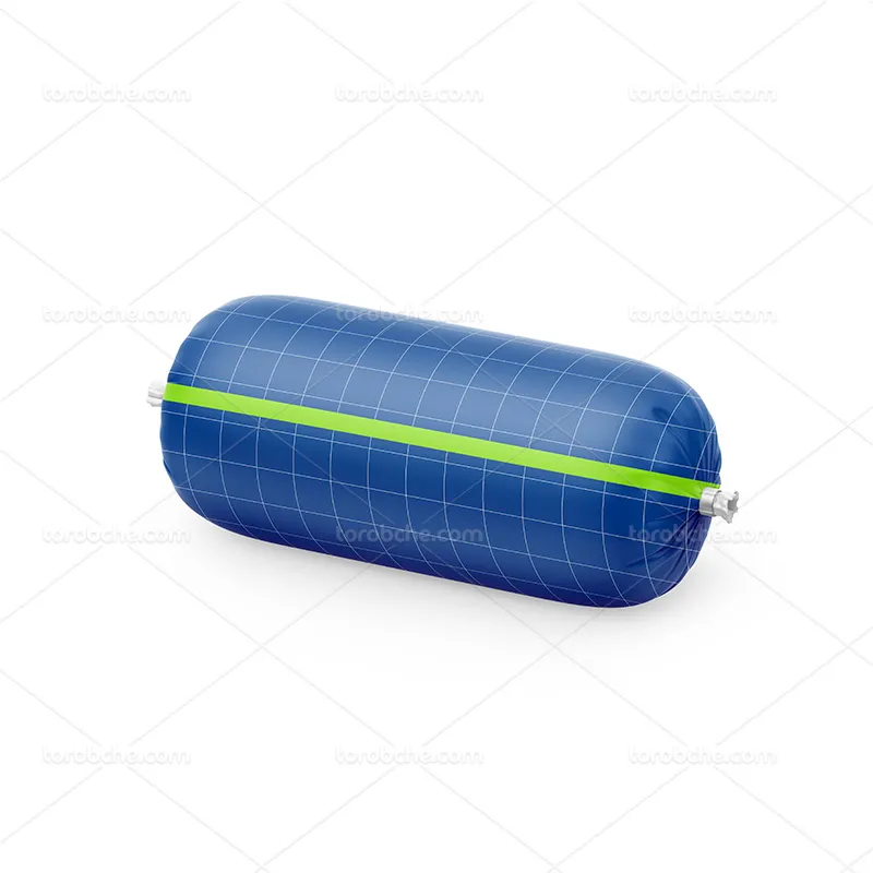 موکاپ بسته بندی سوسیس لایه باز PSD | گرافیک با طعم تربچه