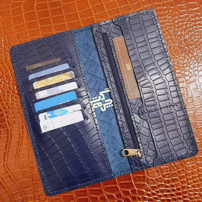 کیف کتی چرم طبیعی دست دوز (چرم خشتی)